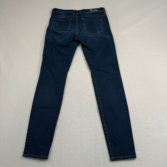 Kut From The Kloth Viv Toothpick Skinny Jeans Womens Size 6 Dark Blue Low Rise - Picture 4 of 14